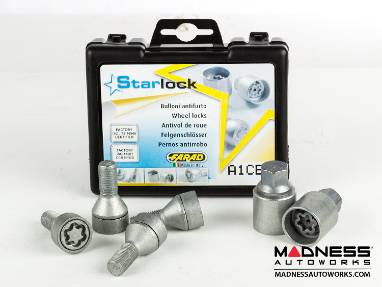 Jeep Renegade Wheel Locks by Farad - Silver - Starlock